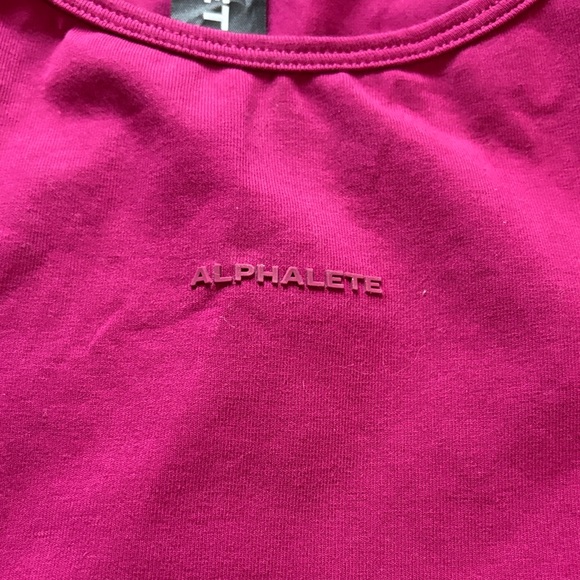 Alphalete Baby Tee - Berry - Picture 4 of 7